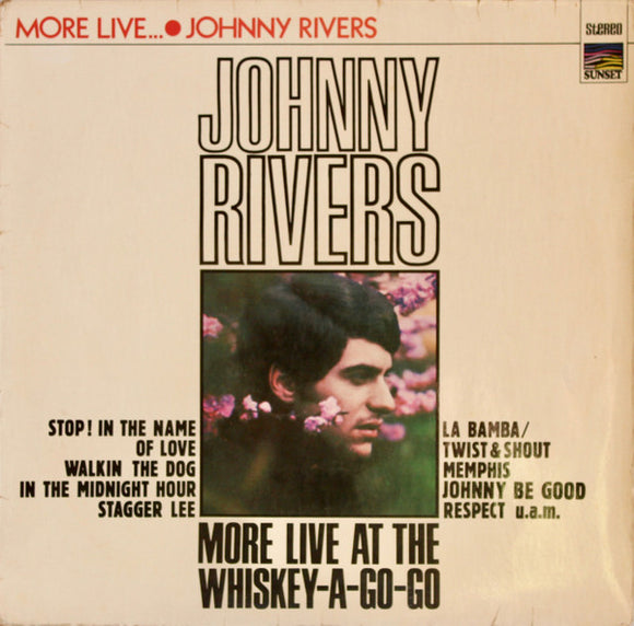 Johnny Rivers - More Live At The Whiskey-A-Go-Go LP levy (käytetty)