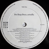 Pet Shop Boys - Actually LP levy (käytetty)
