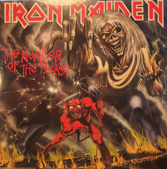 Iron Maiden - The Number Of The Beast LP levy