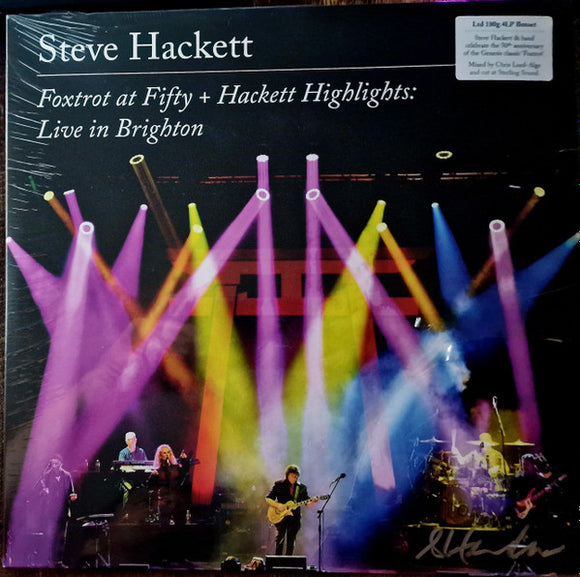 Steve Hackett - Foxtrot At Fifty + Hackett Highlights: Live In Brighton LP levy (uusi)