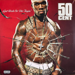 50 Cent - Get Rich Or Die Tryin' LP levy (uusi)