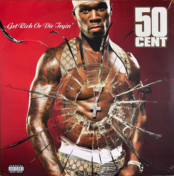 50 Cent - Get Rich Or Die Tryin' LP levy (uusi)