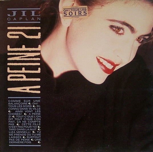Jil Caplan - À Peine 21 LP levy (käytetty)