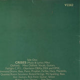 Mike Oldfield - Crises LP levy (käytetty)