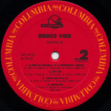 Romeo Void - Instincts LP levy (käytetty)