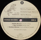 Remmy Ongala - Nalilia Mwana LP levy (käytetty)
