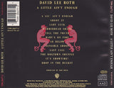 David Lee Roth - A Little Ain't Enough CD levy