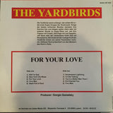 The Yardbirds - For Your Love LP levy (käytetty)