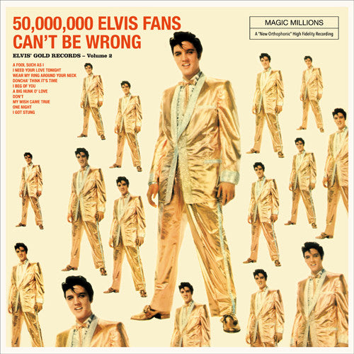Elvis Presley – 50,000,000 Elvis Fans Can't Be Wrong (Elvis' Gold Records, Vol. 2) LP levy