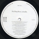 Pet Shop Boys - Actually LP levy (käytetty)