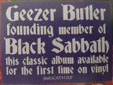 Geezer Butler - Plastic Planet LP levy (uusi)