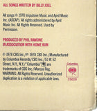 Billy Joel - 52nd Street LP levy (käytetty)