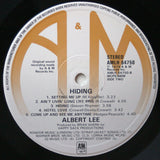 Albert Lee - Hiding LP levy (käytetty)