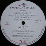 Spandau Ballet - Parade LP levy (käytetty)