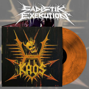 Sadistik Exekution - K.A.O.S. (Orange Marbled Vinyl LP) - LP uusi