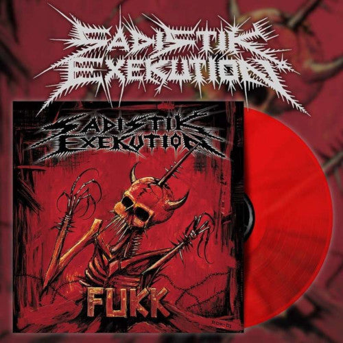 Sadistik Exekution - Fukk (Red/Black Marbled Vinyl LP) - LP uusi