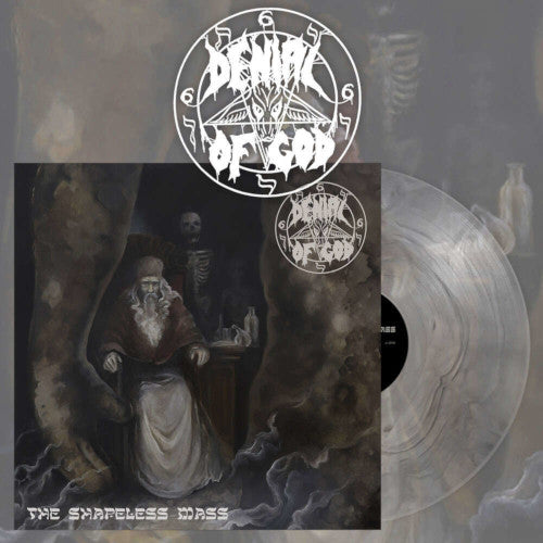 Denial Of God - Shapeless Mass The (Clear/Silver Vinyl LP) - LP uusi