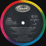 MC Hammer - Please Hammer Don't Hurt 'Em LP levy (käytetty)