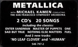Metallica - S&M CD levy (käytetty)