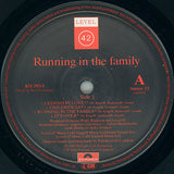 Level 42 - Running In The Family LP levy (käytetty)