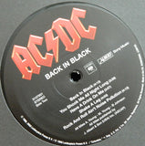 AC/DC - Back in Black LP levy (uusi)