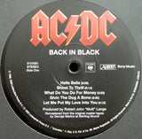 AC/DC - Back in Black LP levy (uusi)