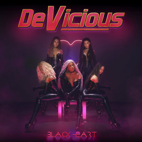 DeVicious - Black Heart (Pink Vinyl LP) - LP uusi