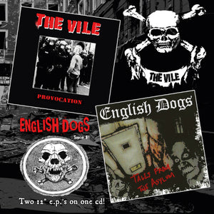 English Dogs / The Vile - Tales From the Asylum / Provocation - uusi CD