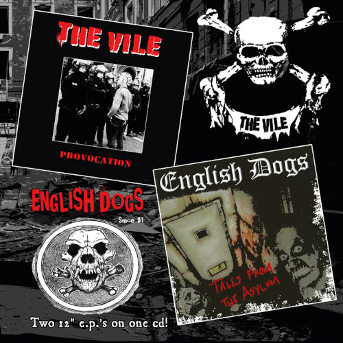 English Dogs / The Vile - Tales From the Asylum / Provocation - uusi CD