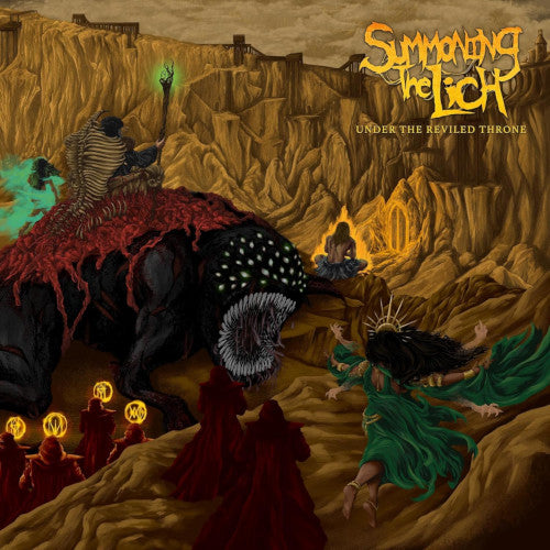 Summoning The Lich - Under The Reviled Throne (Splatter Vinyl LP) - uusi CD