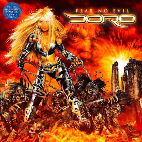 Doro - Fear No Evil (Blue/White Marbled Vinyl 2 LP) - LP uusi
