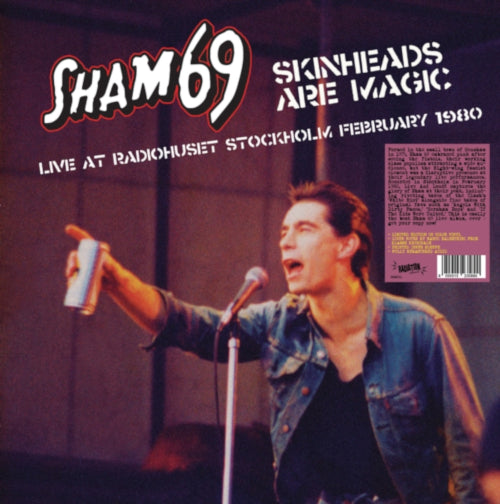 Sham 69 - Skinheads Are Magic - Stockholm 80 (Red Vinyl LP) - LP uusi