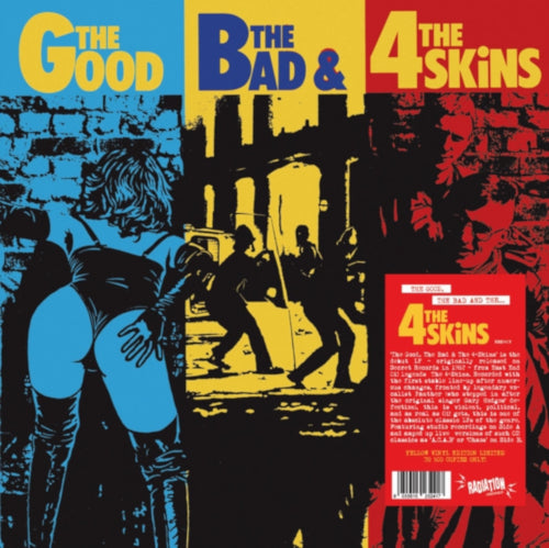 4 Skins - Good The. Bad The & 4 Skins The (Yellow Vinyl LP) - LP uusi