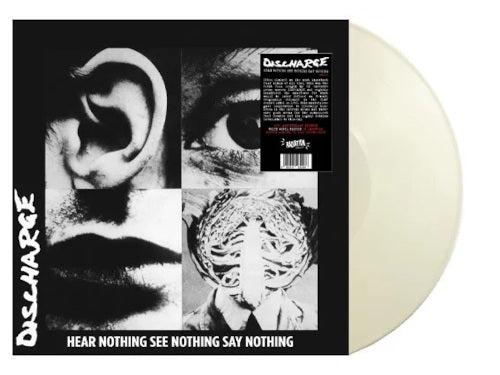 Discharge - Hear Nothing See Nothing Say Nothing (White Vinyl) - LP uusi