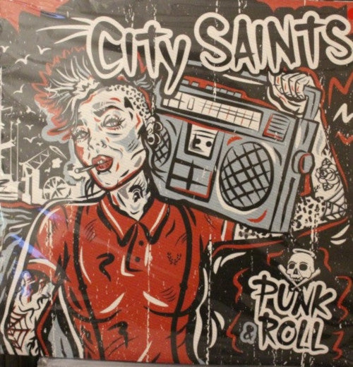 City Saints - Punk 'n' Roll (2 LP Blue Vinyl) - LP uusi