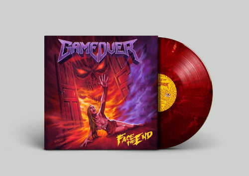 Game Over - Face the End (Red Marbled Vinyl LP) - LP uusi