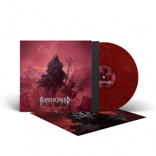 Temple of Dread - God of the Godless (Red Marbled Vinyl LP) - LP uusi