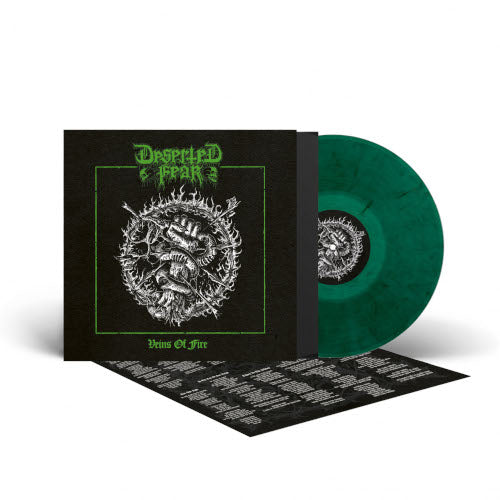 Deserted Fear - Veins Of Fire (Green Marbled Vinyl LP) - LP uusi