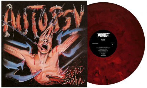 Autopsy - Severed Survival (Red Marbled Vinyl LP) - LP uusi