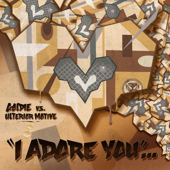 Goldie vs Ulterior Motive - I Adore You - LP (uusi)