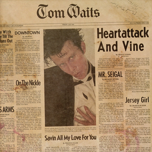 Tom Waits - Heartattack And Vine - LP (uusi)