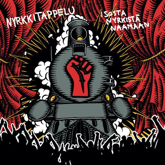Nyrkkitappelu - ISOSTA NYRKISTÄ NAAMAAN - LP (uusi)