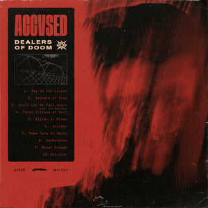 ACCVSED - Dealers of Doom (red/black) - LP (uusi)