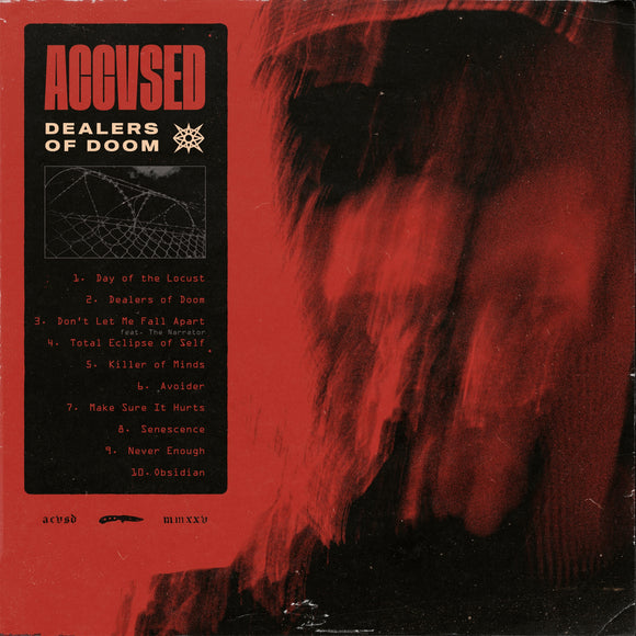 ACCVSED - Dealers of Doom (red/black) - LP (uusi)