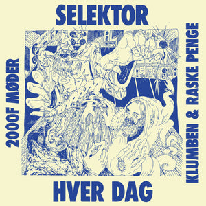 Klumben & Raske Penge - Selektor/Hver Dag - LP (uusi)