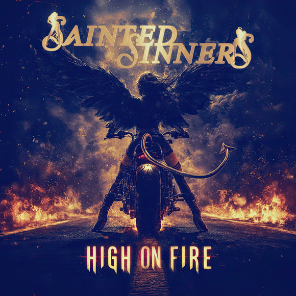 Sainted Sinners - High on Fire (gold vinyl) - LP (uusi)