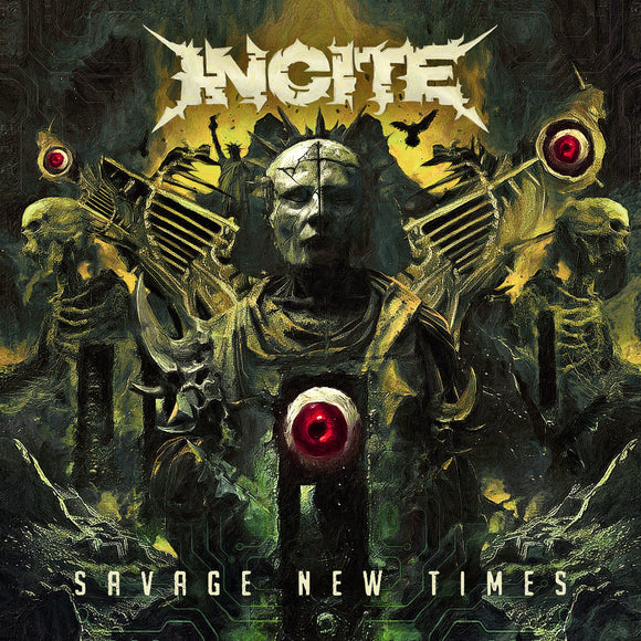 Incite - Savage New Times (green/black marbled) - LP (uusi)