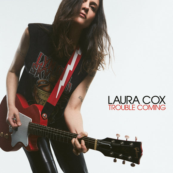 Laura Cox - Trouble Coming (white/black marble) - LP (uusi)