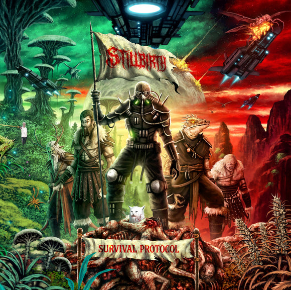 Stillbirth - Survival Protocol (transparent lime) - LP (uusi)