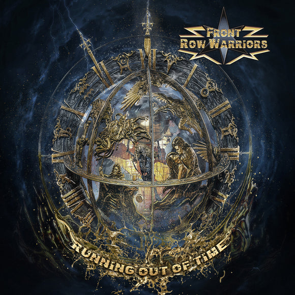 Front Row Warriors - Running Out Of Time (blue marble) - LP (uusi)